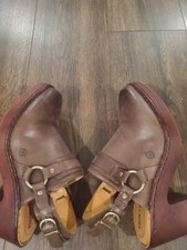 Born Women's Hudson Slingback Clog Chocolate sz 10M