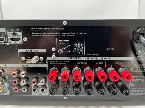 Sony STR-DH750 120V 7.2ch AV Receiver 145Wx7 3D 4K HD Excellent Condition! - Picture 13 of 16