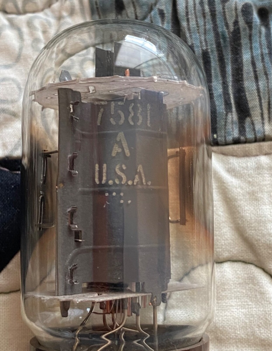 National Electronics USA Made 7581A/KT66 Power Tube Filament National Electronics USA Made 7581A/KT66 Power Tube Filament