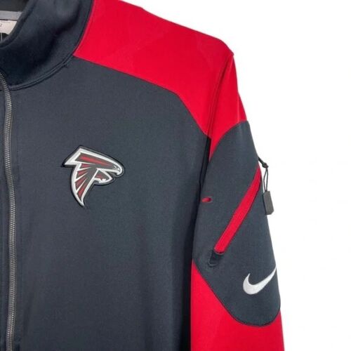 Nike Atlanta Falcons Men’s Jacket NFL On Field Apparel Zip Up Size XXL - Picture 3 of 12