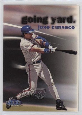 1999 Fleer Tradition Going Yard Jose Canseco yj7