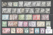 lot timbres France  oblitérés  " TAXE  "