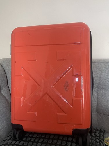 OFF-WHITE Arrow Trolley Carry-on Suitcase In Orange - Picture 1 of 17