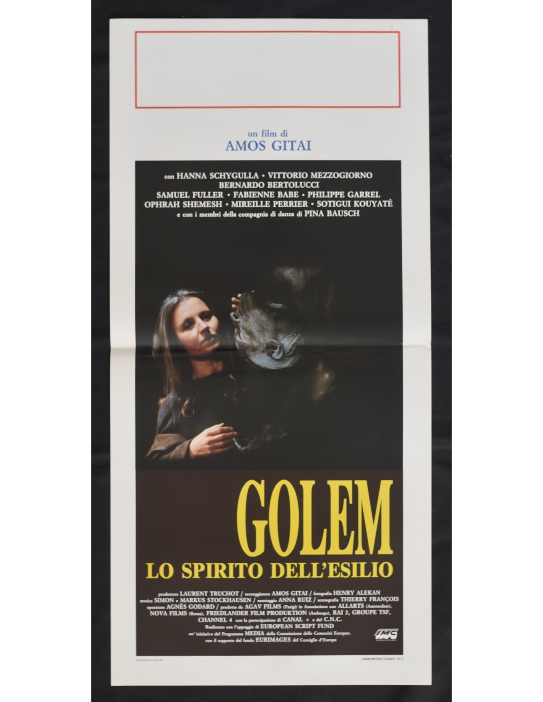 Locandina originale film Golem (2000) - Regia di Louis Nero