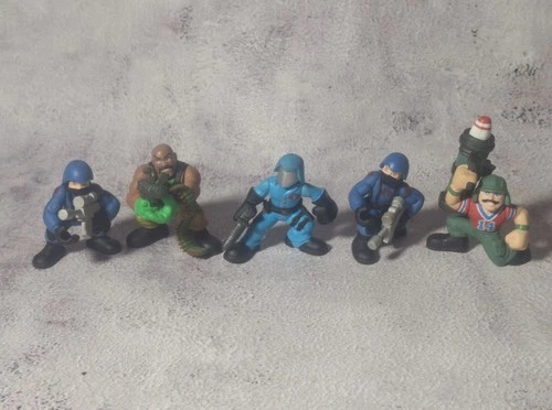 G.I. Joe Combat Heroes Action Figures Set Of 5 Vintage Collectibles