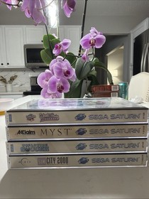 SEGA SATURN GAMES LOT BUNDLE CIB + ALL TESTED WORKS