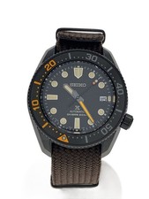 SEIKO sbdc155 Analog Wristwatch Rubber Excellent JAPAN