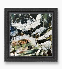 Australian Bondi Beach Surf Painting • Abstract Wave Expressionist Wall Art Gift