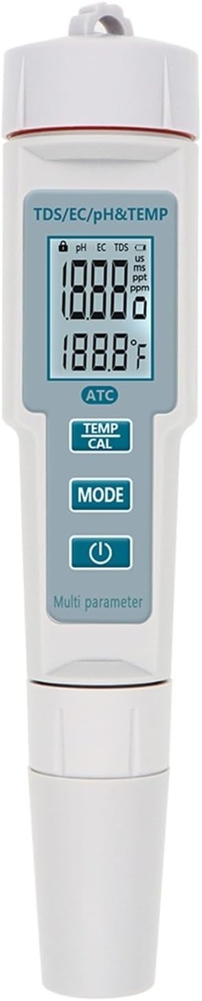 Compteur de température et PH multifonction pour l'équilibre de l'aquarium