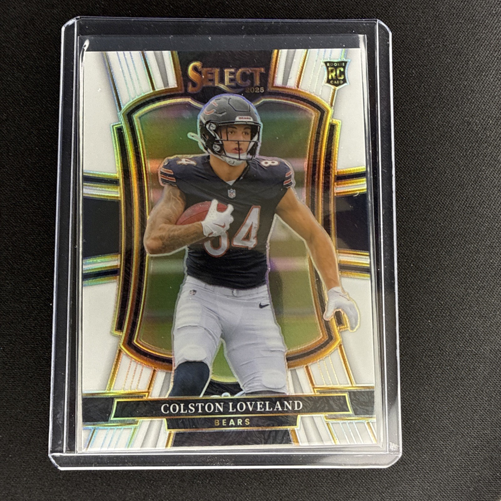 2025 Panini Select - Colston Loveland #172 -Premier Level White Prizm 16/35