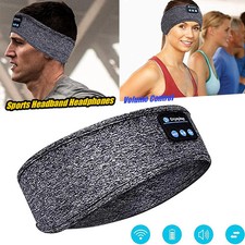 Sports Headband Wireless Headphones Soft Elastic Comfortable Adjust The Volume o