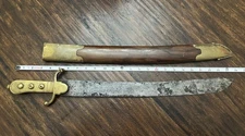 RARE Dutch Model 1805 Sappeursabel Sapper’s Short Sword with Scabbard Dated 1845