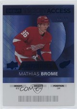 2021 Credentials 2020-21 Debut Ticket Access Blue 59/99 Mathias Brome #76 08he