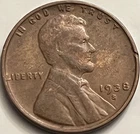 1938-S Lincoln Wheat Cent Circulated VF JC1401