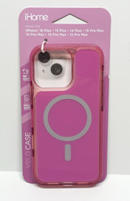 iPhone 16 Plus iHome Veloci MagSafe Case Pink...