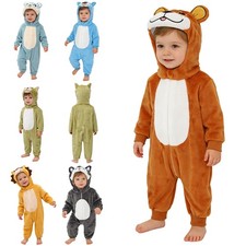 Toddler Baby Bodysuit Keep Warm Jumpsuit Theme Rompers Cartoon Halloween Unisex