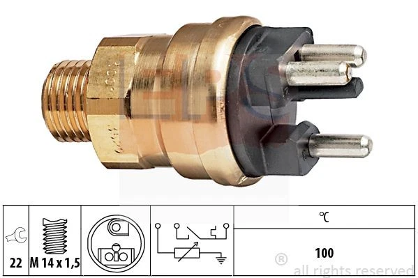 KÜHLMITTELTEMPERATURSENSOR EPS 1830529 A NEU OE QUALITÄT - Image 2 of 4