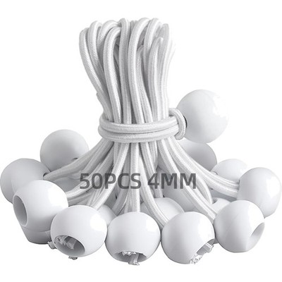 Planenspanner Gummispanner mit Kugel Zip Tie Zelt Gummis Set 50 Stück