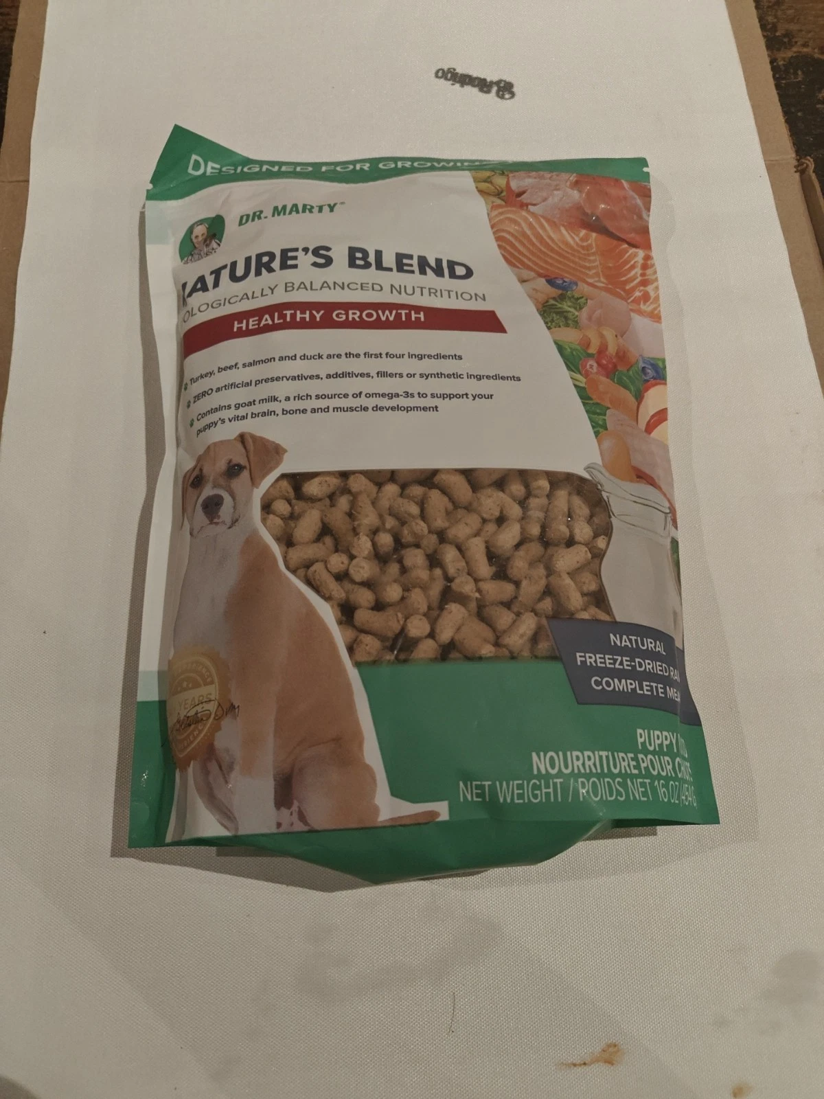 Dr. Marty Nature's Blend Healthy Growth Freeze-Dried Raw Dog Food b3