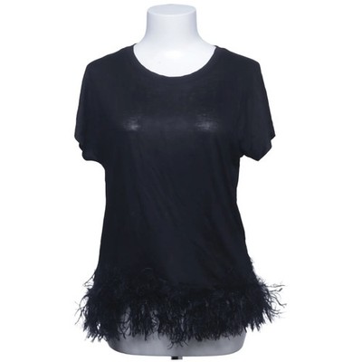 H&M, Top, Größe: S, Schwarz, Polyester/Viskose, Einfarbig, Damen #eKe