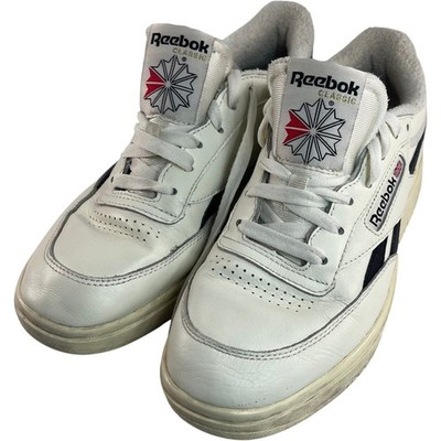 Reebok Club C Classic Mens Sneakers White Black Size 9 Club C