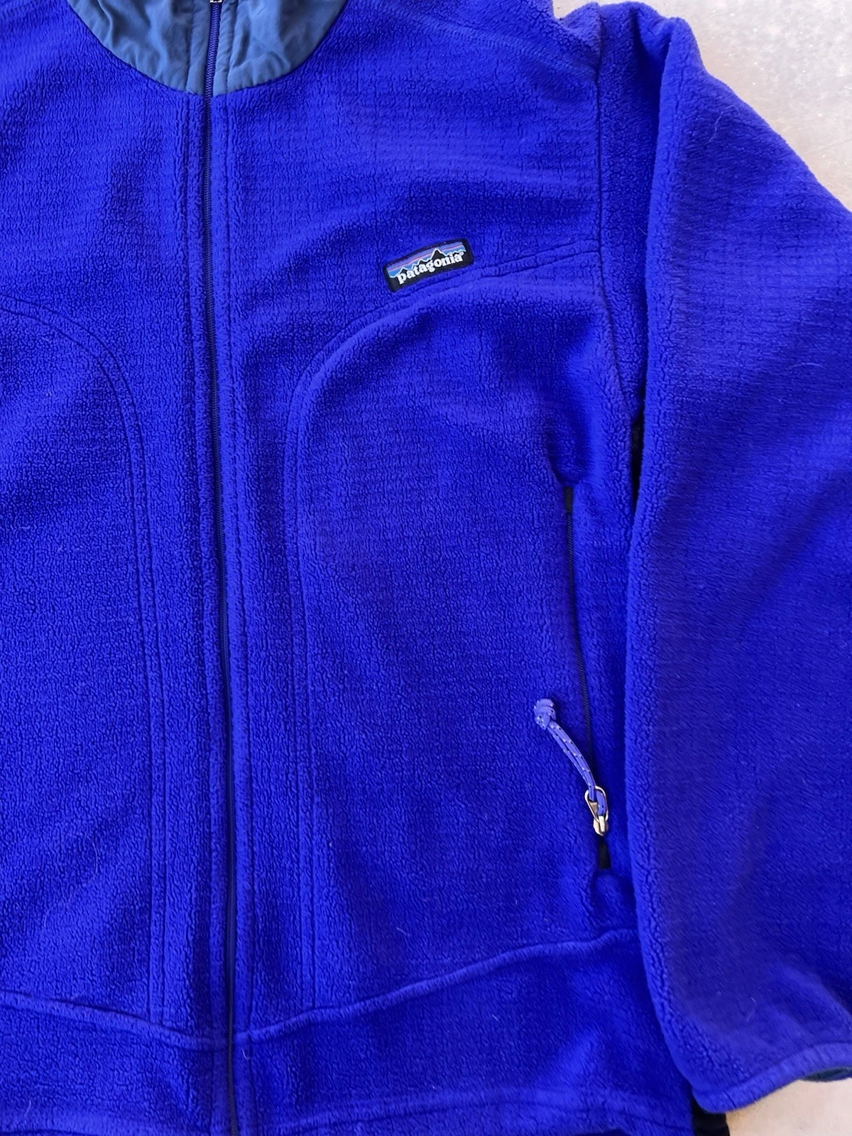 patagonia vintage regulator polartec fleece full zip jacket