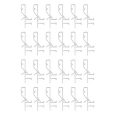 Transparent Valance Holders 24PCS for Effortless For Window Decor Fixing