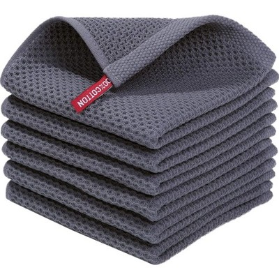 Geschirrtücher Baumwolle 6er Set 30x30cm saugfähig Küchenhandtücher