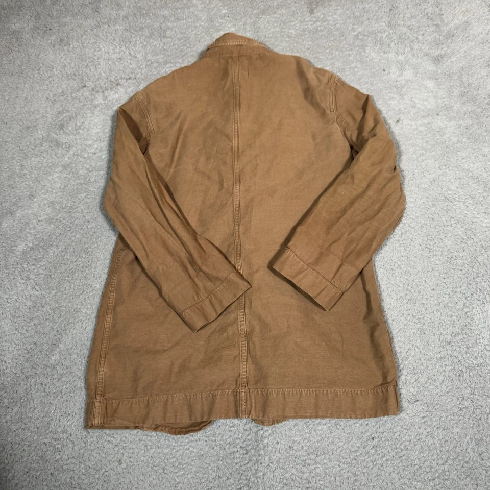 Chaqueta Everlane Para Hombres Mediana Marrón Tareas Algodón Orgánico Utilidad Ropa de Trabajo Abrigo Foto 3 de 4