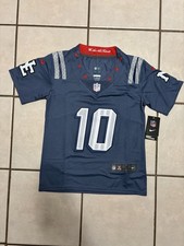 Drake Maye #10 Rivalry Youth Blue Stitched Jersey