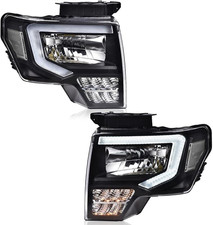 LED Headlight Assembly Compatible with Ford F150 2009 2010 2011 2012 2013 2014,