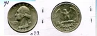 1942 S WASHINGTON SILVER QUARTER COIN AU BU 8224T