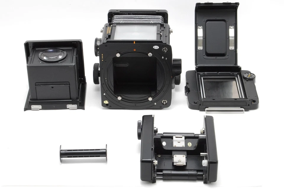 [Exc+5] Cámara fotográfica profesional Mamiya RZ67 cuerpo buscador de nivel de cintura 120 parte posterior de JAPÓN Foto 2 de 4