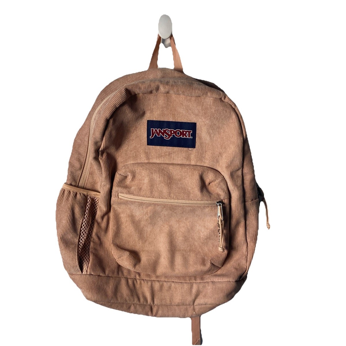 JanSport Cross Town Plus Backpack Mauve Pink Corduroy | eBay
