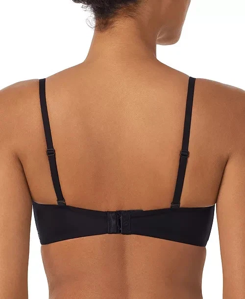 Sujetador sin tirantes DKNY Smooth Essentials para mujer, negro, talla 36D 0123 Foto 3 de 3