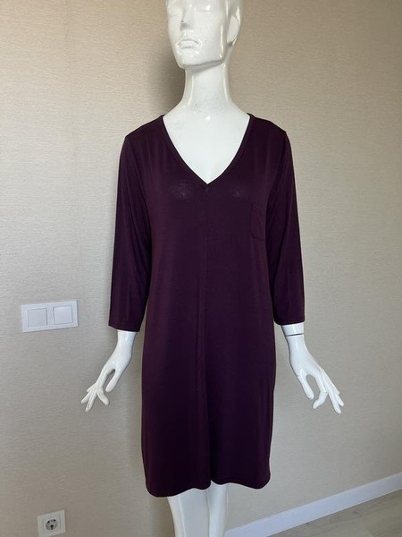 Women DKNY Shirt Purple Nylon 40 / L / 48