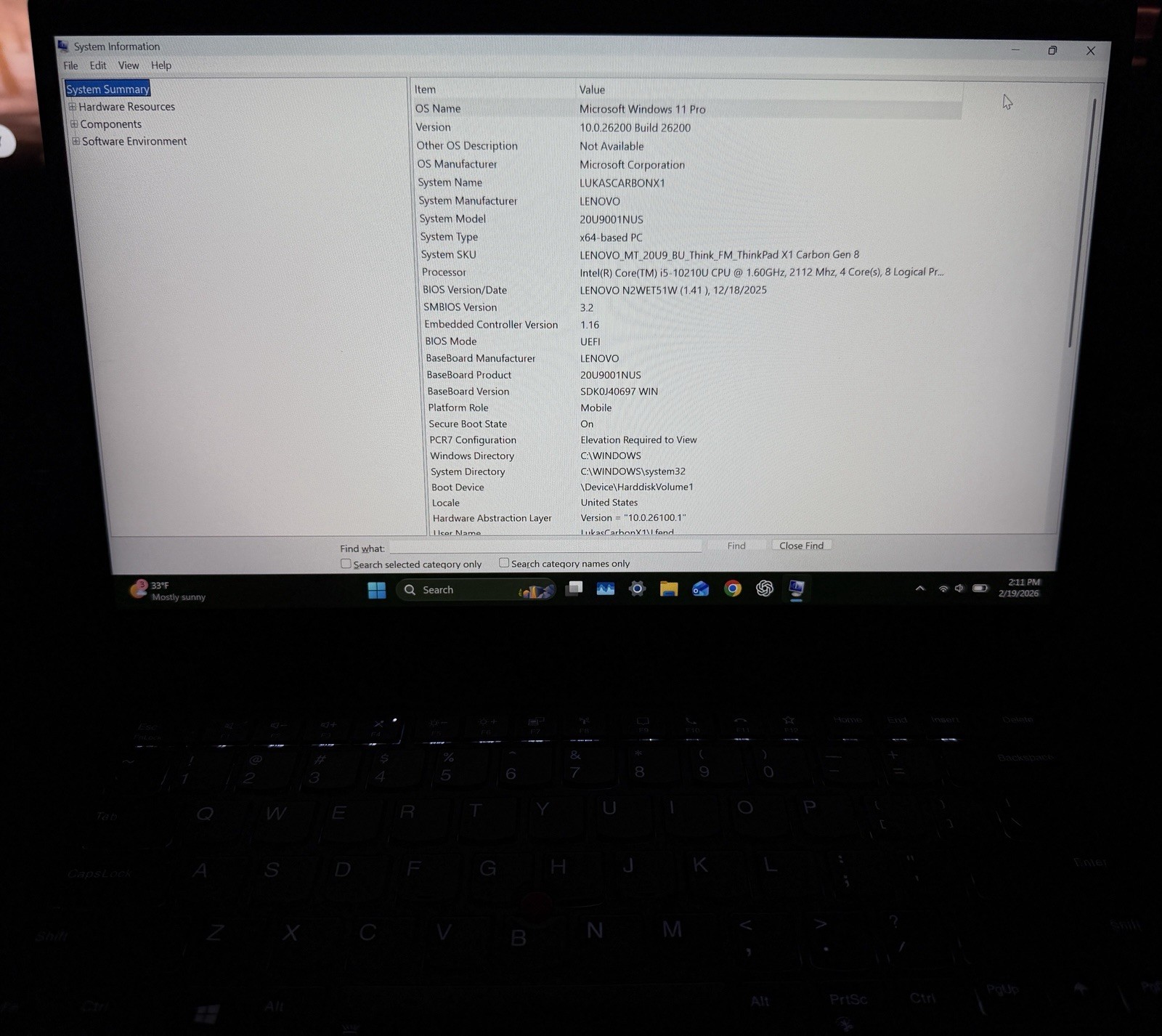 Lenovo ThinkPad X1, 14-Inch Laptop, with Intel Core i5 10th Gen., 512 GB SSD (Solid State Drive), Windows 11 Pro