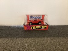JOHNNY LIGHTNING XTRACTION HO SLOT CAR 1970 DODGE HEMI CHALLENGER red