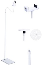 2Pack 80"-31" Tall White Floor Holder Stand Mount for Security Cameras, 3.2lb...