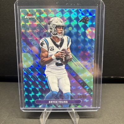 2025 Topps Finest - Common Bryce Young #49 Blue X-Fractor /99