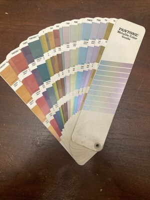 Pantone New 1989/1990 METALLICS GUIDE 180+ Metallic Colors for Print