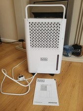 Black+Decker 12L Smart Dehumidifier & Air Purifier 2.1L Water Tank BXEH60016GB