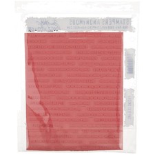 Cling Rubber Stamps - Tim Holtz Tiny Text