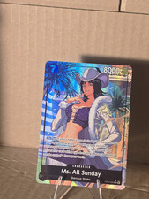 Bandai Ms. All Sunday OP14-084 SR Alternate Art Holo Character Card English