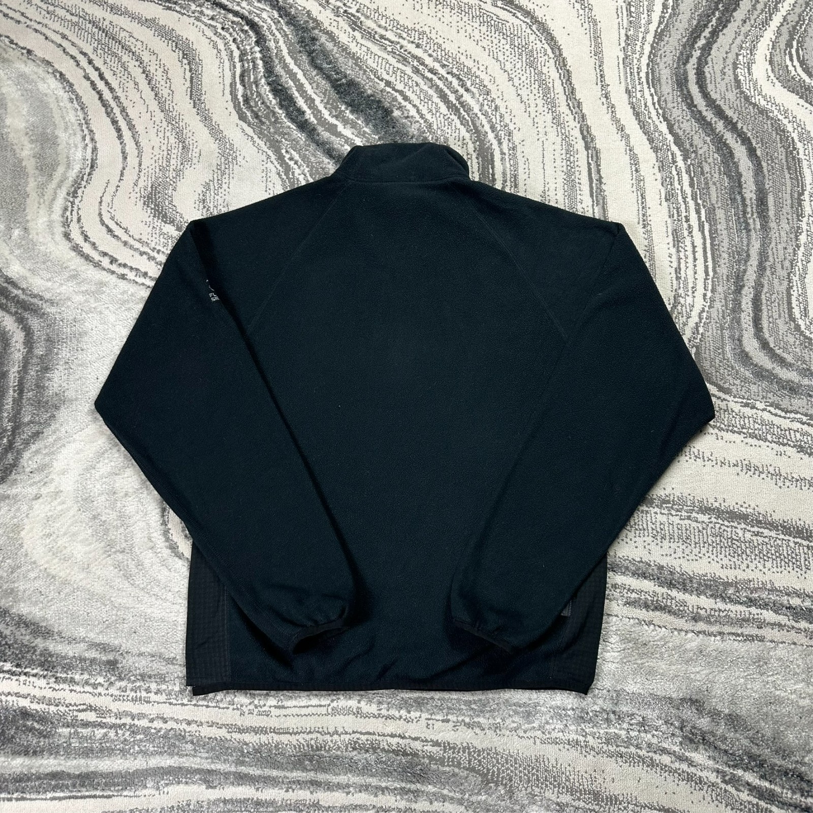 VTG The North Face Flight Series Black Fleece Size Medium Quarter Zip Sweatshirt image 10