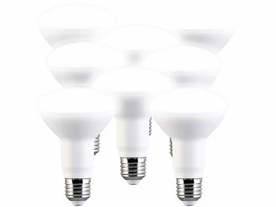 8 ampoules LED E27 - 11 W - 950 lm - Blanc lumière du jour - Luminea - Photo 1/4