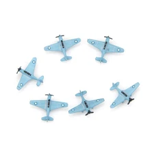 6PCS/Set 1cm 1/1000 US Aircraft Carrier TBD High Simulation Plane Model A