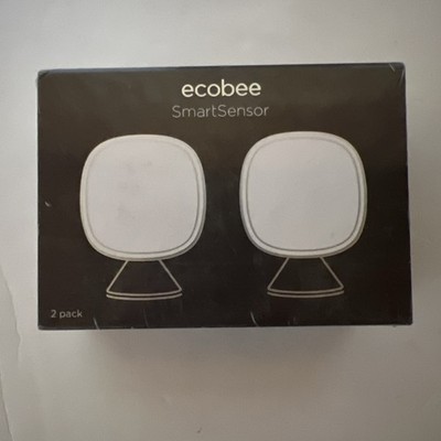 ecobee SmartSensor Room Temperature Sensors - White, Pack of 2 (EB-RSHM2PK-01)