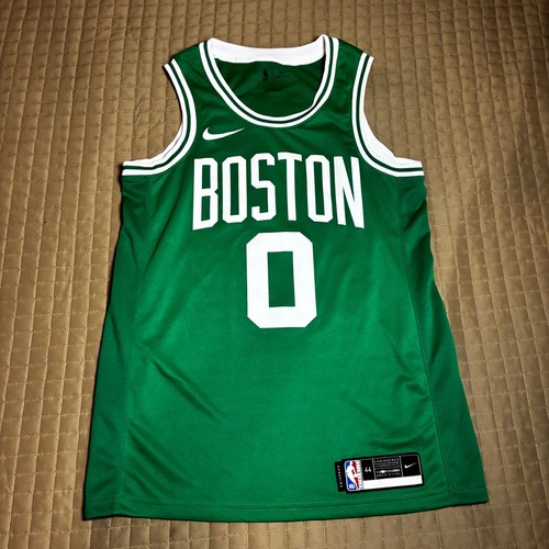 Nike Jayson Tatum Boston Celtics Jersey Mens Medium Green NBA Swingman Icon 0