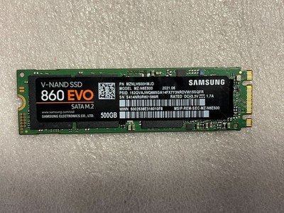 Samsung 860 EVO 500GB M2 V-NAND M.2 SSD 500GB MZ-N6E500 - pulls - mint. cond.